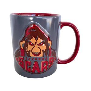 Disney Parks Lion King Scar Savanna Scars Football Ceramic Coffee Mug